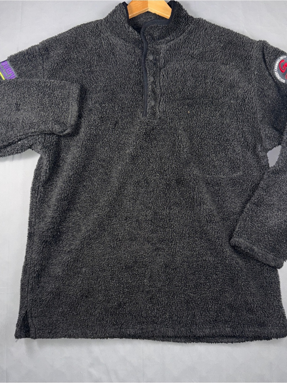 Vintage Gramicci x Discovery Channel Wool Blend Snap Pullover Size Large